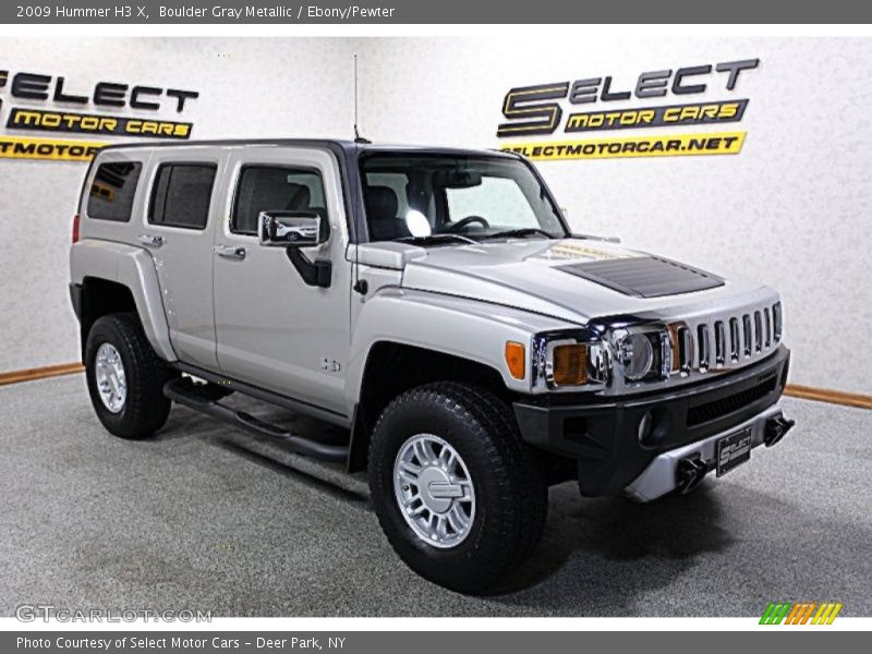 Boulder Gray Metallic / Ebony/Pewter 2009 Hummer H3 X