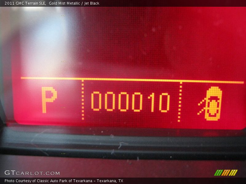 Gold Mist Metallic / Jet Black 2011 GMC Terrain SLE