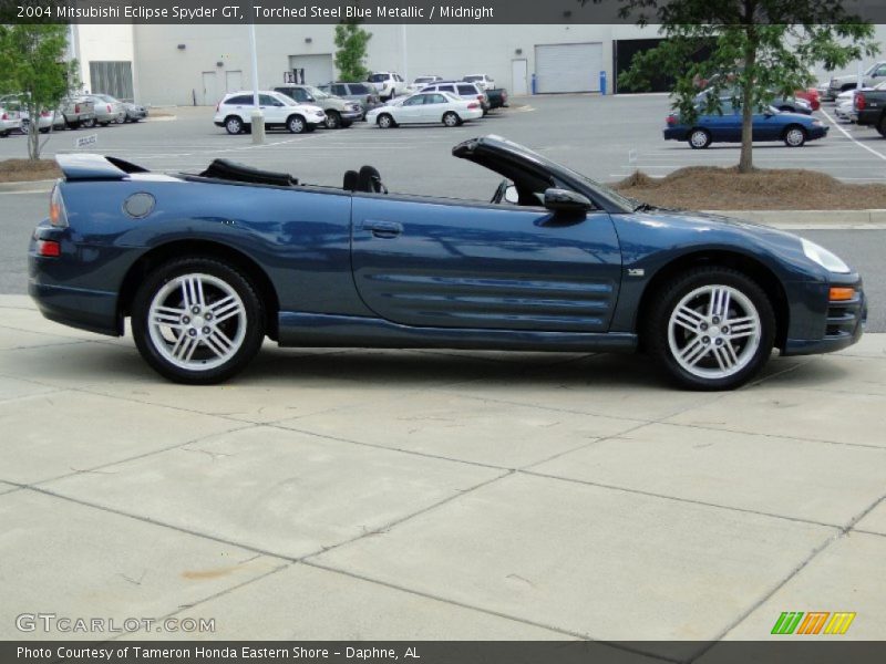  2004 Eclipse Spyder GT Torched Steel Blue Metallic