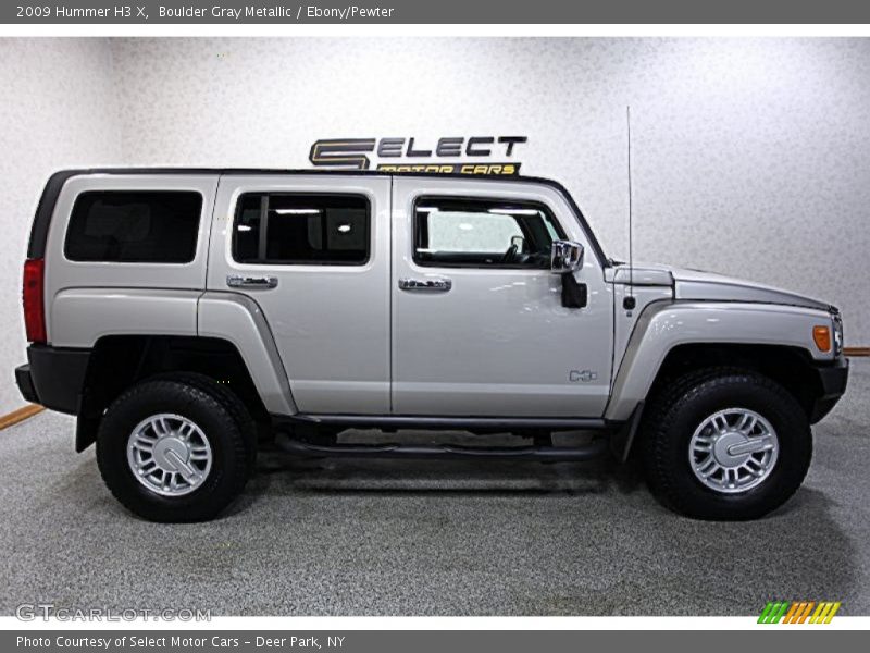 Boulder Gray Metallic / Ebony/Pewter 2009 Hummer H3 X