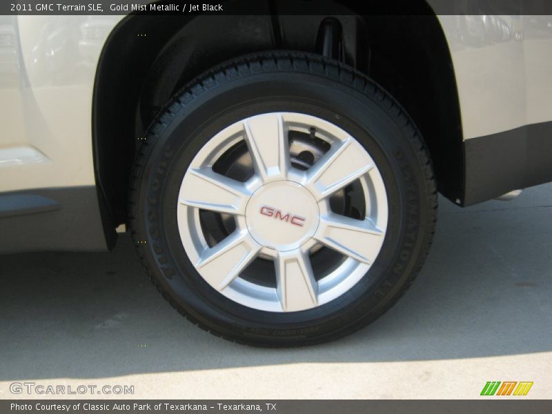 Gold Mist Metallic / Jet Black 2011 GMC Terrain SLE
