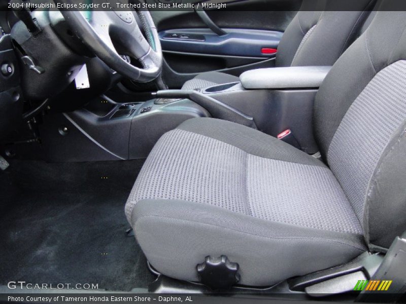 Torched Steel Blue Metallic / Midnight 2004 Mitsubishi Eclipse Spyder GT