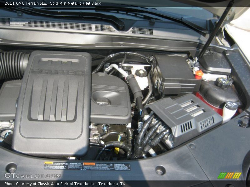 Gold Mist Metallic / Jet Black 2011 GMC Terrain SLE