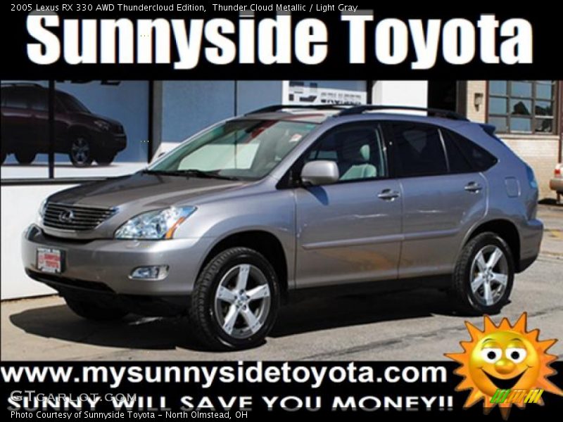Thunder Cloud Metallic / Light Gray 2005 Lexus RX 330 AWD Thundercloud Edition