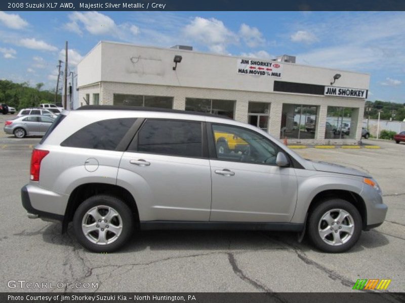 Majestic Silver Metallic / Grey 2008 Suzuki XL7 AWD