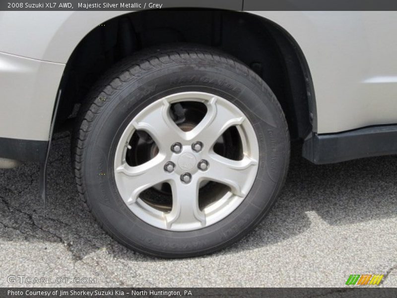 Majestic Silver Metallic / Grey 2008 Suzuki XL7 AWD