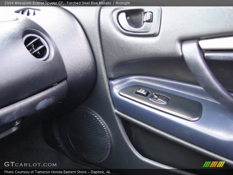Torched Steel Blue Metallic / Midnight 2004 Mitsubishi Eclipse Spyder GT