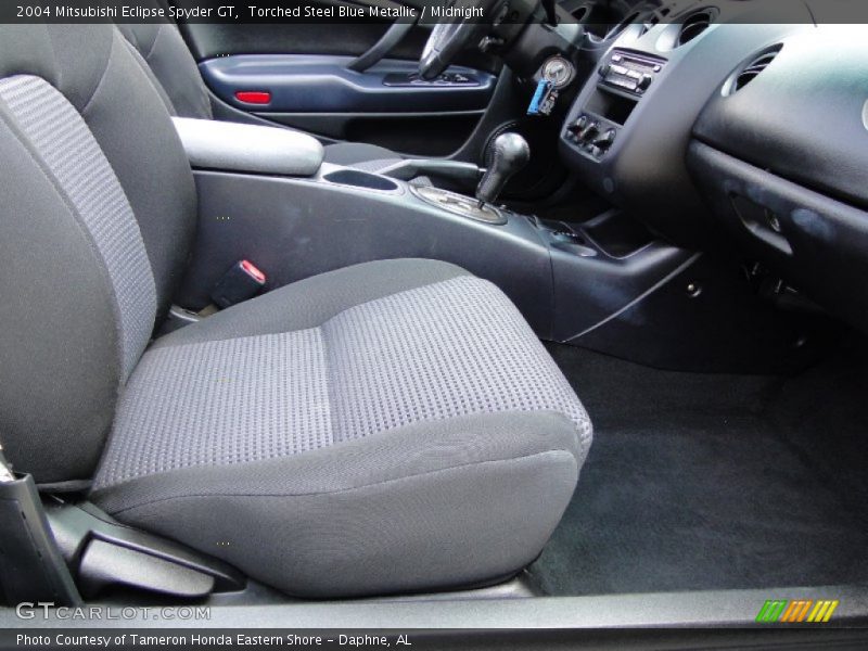 Torched Steel Blue Metallic / Midnight 2004 Mitsubishi Eclipse Spyder GT