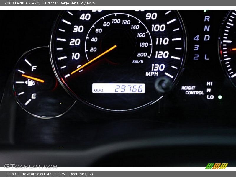 Savannah Beige Metallic / Ivory 2008 Lexus GX 470