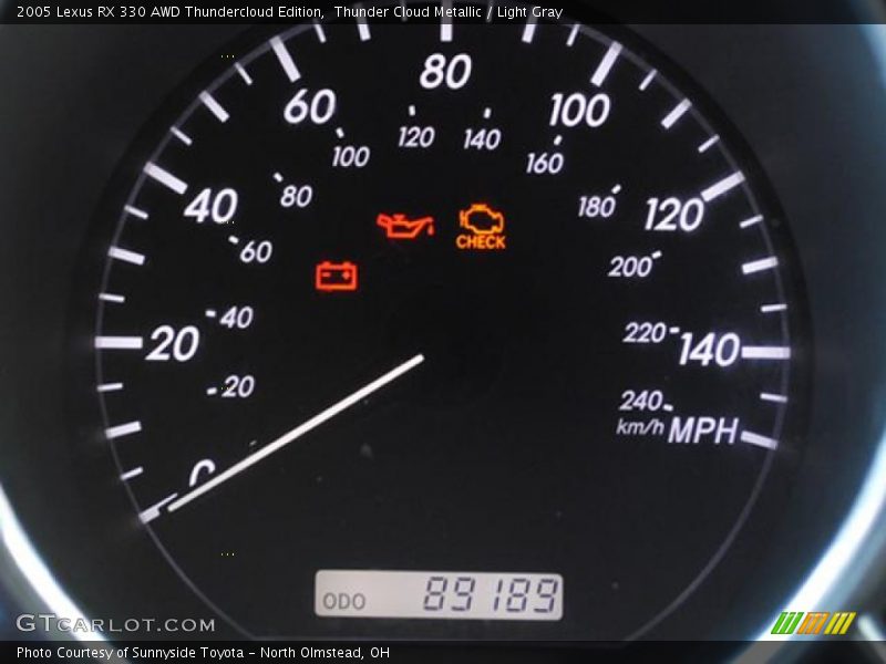 Thunder Cloud Metallic / Light Gray 2005 Lexus RX 330 AWD Thundercloud Edition