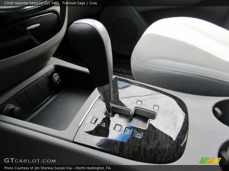 Platinum Sage / Gray 2008 Hyundai Santa Fe GLS 4WD