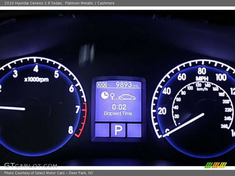 Platinum Metallic / Cashmere 2010 Hyundai Genesis 3.8 Sedan