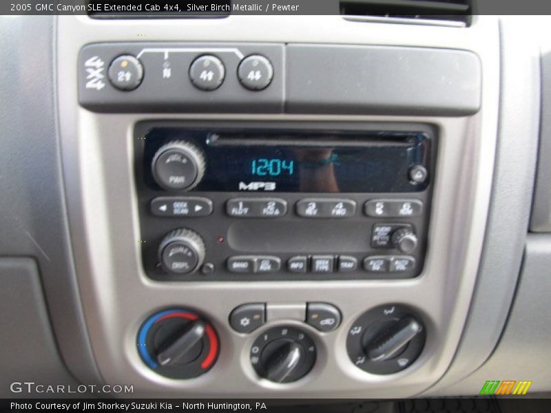 Silver Birch Metallic / Pewter 2005 GMC Canyon SLE Extended Cab 4x4