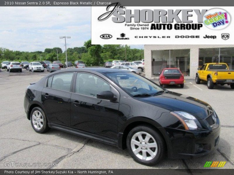 Espresso Black Metallic / Charcoal 2010 Nissan Sentra 2.0 SR