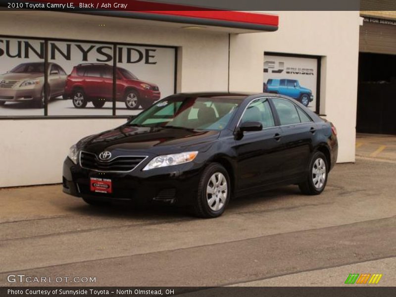 Black / Ash Gray 2010 Toyota Camry LE