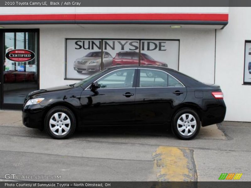 Black / Ash Gray 2010 Toyota Camry LE