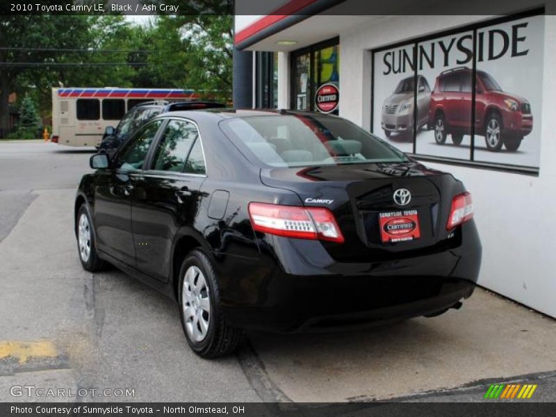 Black / Ash Gray 2010 Toyota Camry LE