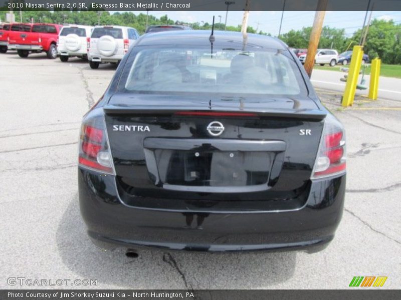 Espresso Black Metallic / Charcoal 2010 Nissan Sentra 2.0 SR
