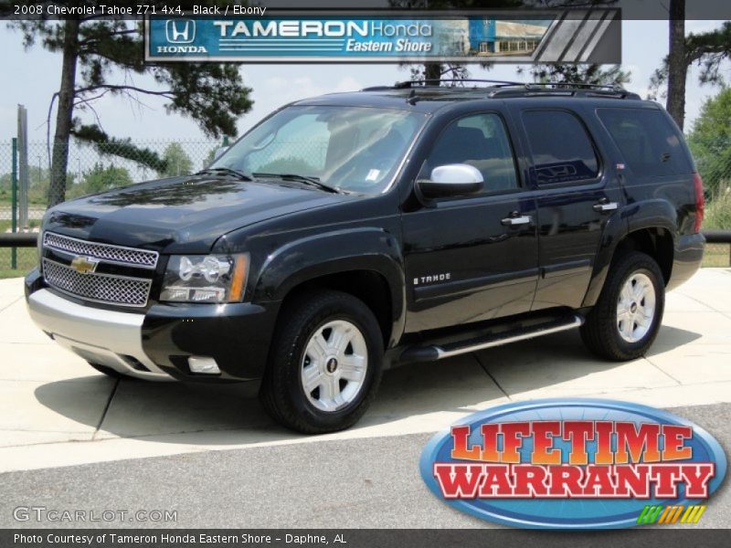 Black / Ebony 2008 Chevrolet Tahoe Z71 4x4