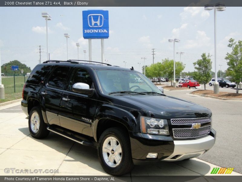 Black / Ebony 2008 Chevrolet Tahoe Z71 4x4