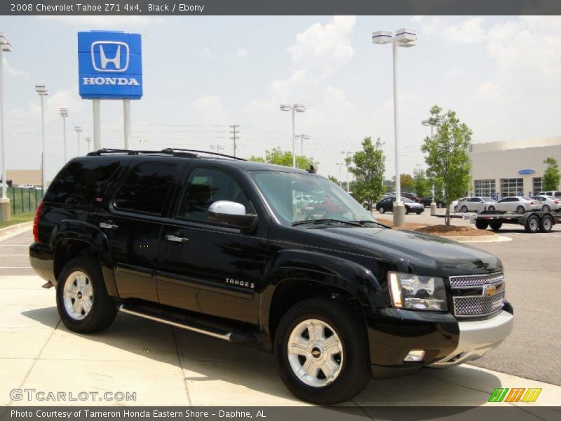 Black / Ebony 2008 Chevrolet Tahoe Z71 4x4