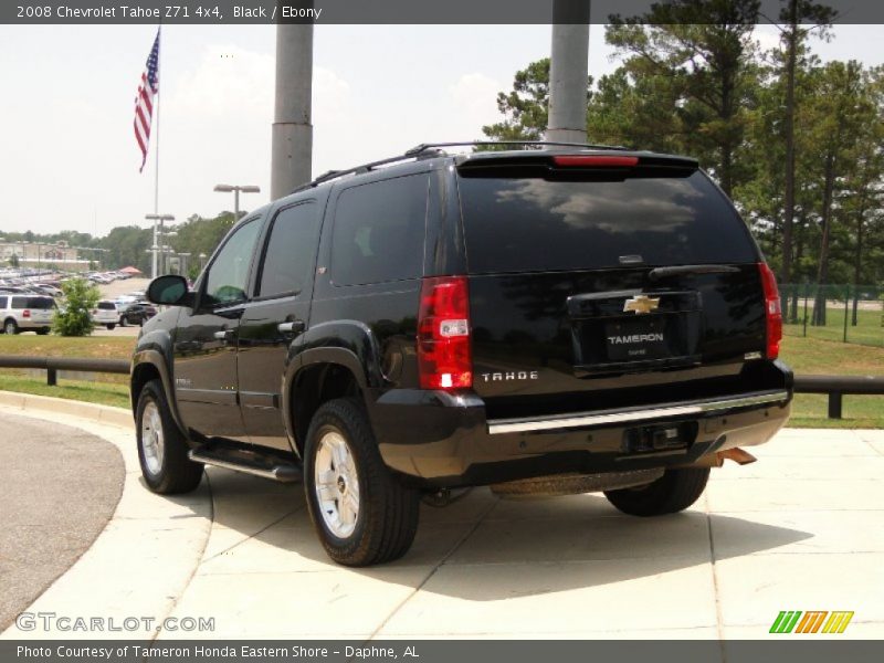 Black / Ebony 2008 Chevrolet Tahoe Z71 4x4