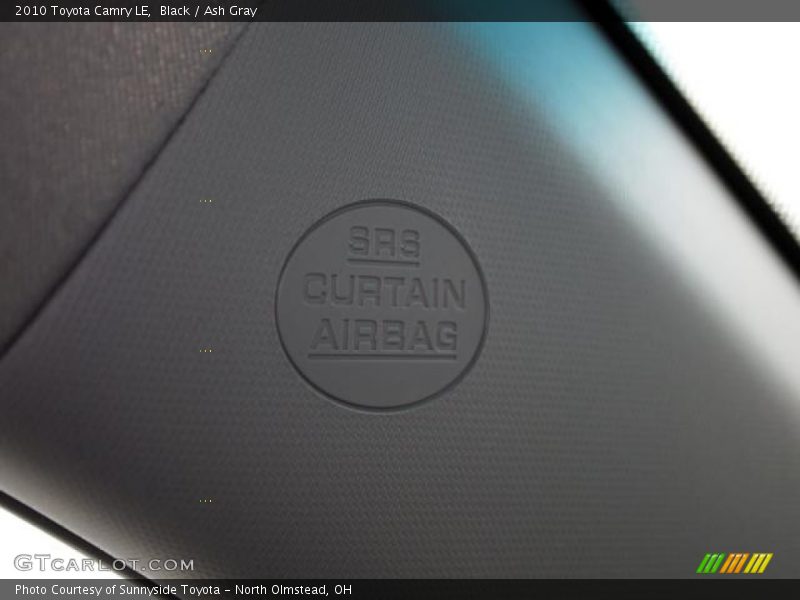 Black / Ash Gray 2010 Toyota Camry LE
