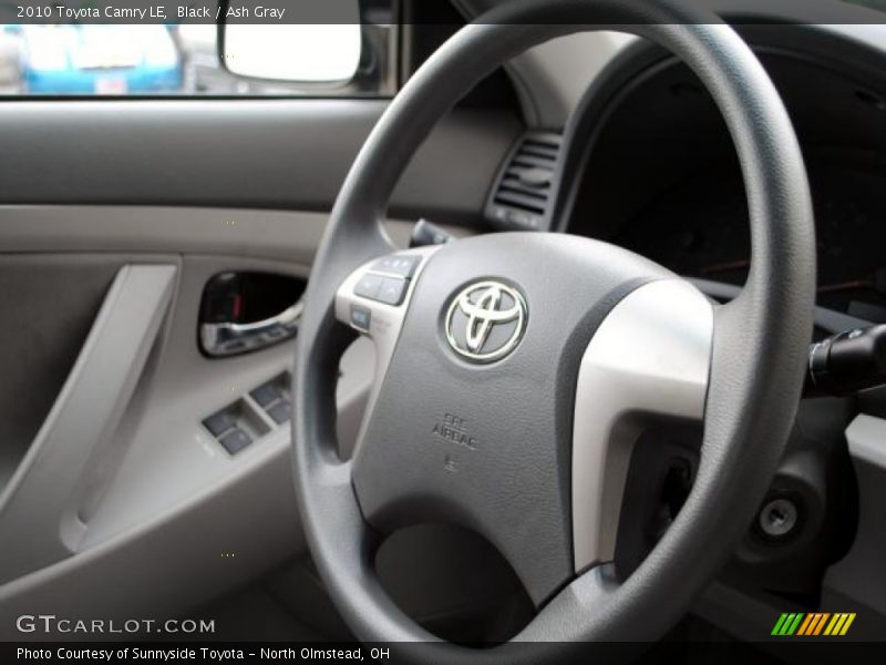 Black / Ash Gray 2010 Toyota Camry LE