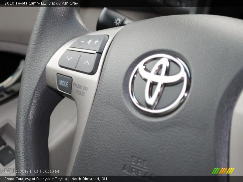 Black / Ash Gray 2010 Toyota Camry LE
