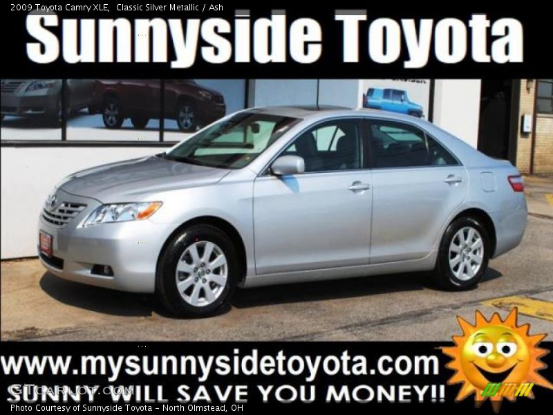 Classic Silver Metallic / Ash 2009 Toyota Camry XLE