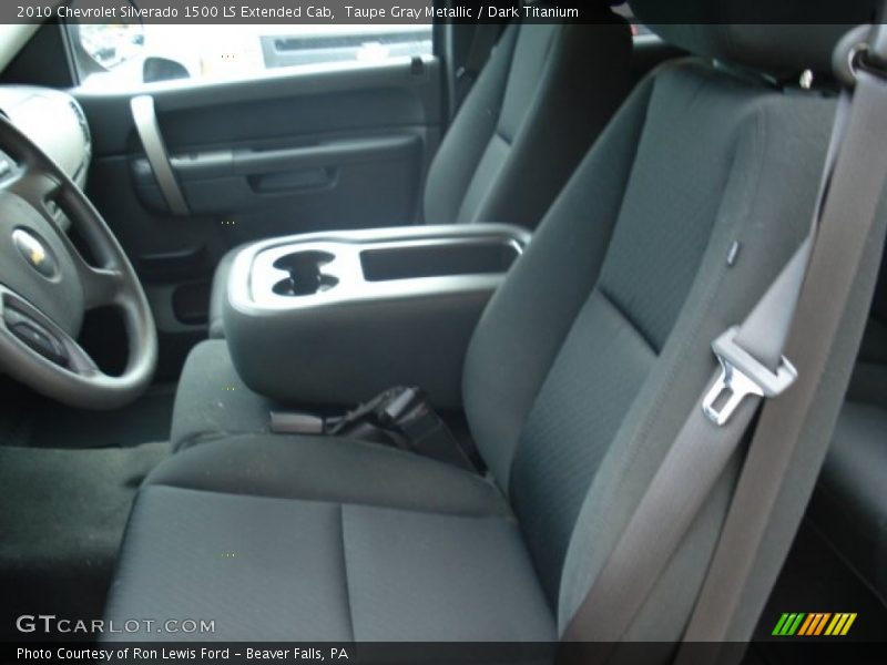 Taupe Gray Metallic / Dark Titanium 2010 Chevrolet Silverado 1500 LS Extended Cab