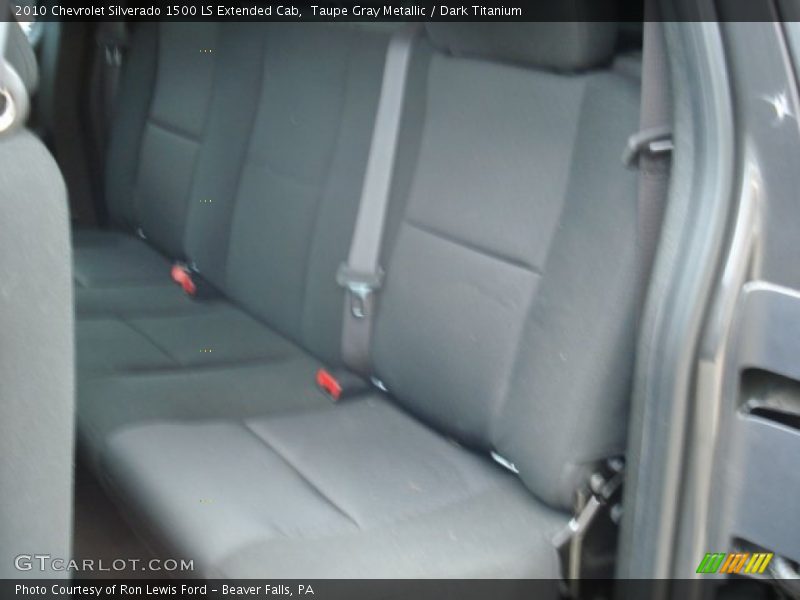 Taupe Gray Metallic / Dark Titanium 2010 Chevrolet Silverado 1500 LS Extended Cab