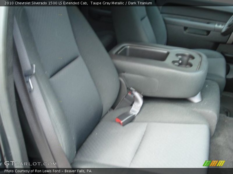 Taupe Gray Metallic / Dark Titanium 2010 Chevrolet Silverado 1500 LS Extended Cab