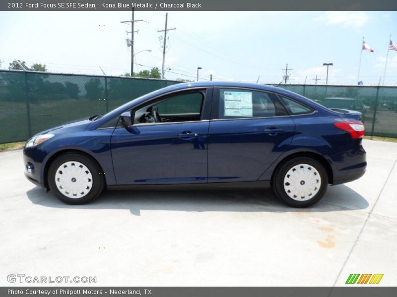  2012 Focus SE SFE Sedan Kona Blue Metallic