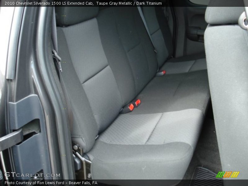 Taupe Gray Metallic / Dark Titanium 2010 Chevrolet Silverado 1500 LS Extended Cab