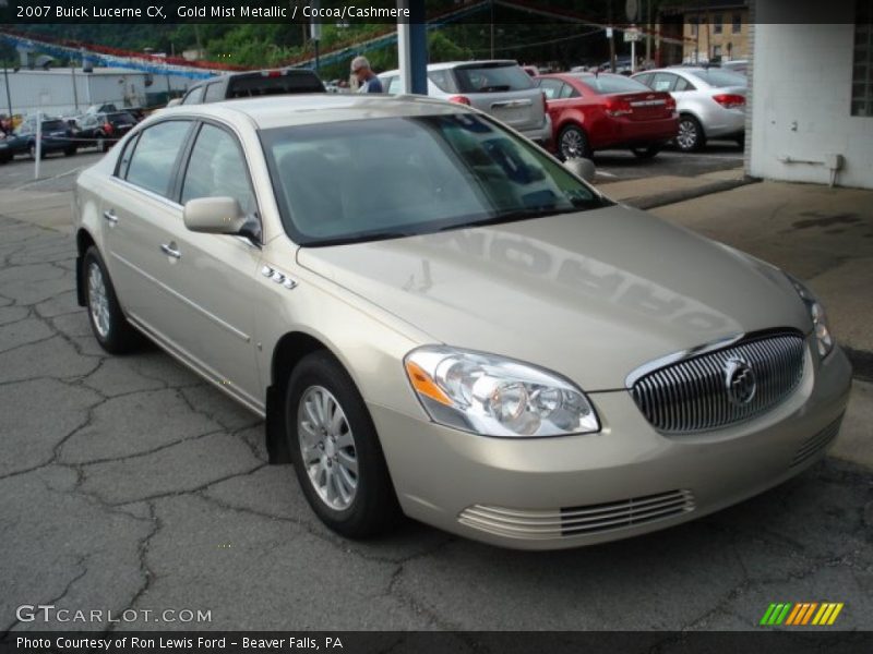 Gold Mist Metallic / Cocoa/Cashmere 2007 Buick Lucerne CX