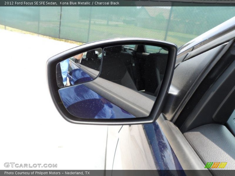 Kona Blue Metallic / Charcoal Black 2012 Ford Focus SE SFE Sedan