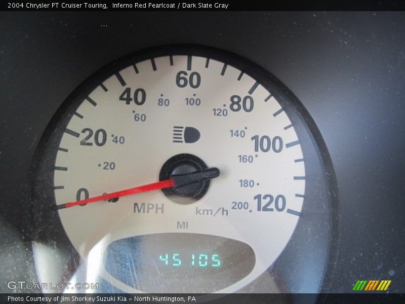 Inferno Red Pearlcoat / Dark Slate Gray 2004 Chrysler PT Cruiser Touring