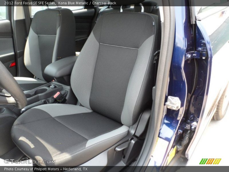  2012 Focus SE SFE Sedan Charcoal Black Interior