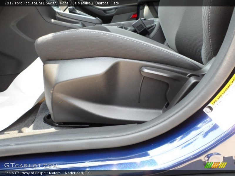 Kona Blue Metallic / Charcoal Black 2012 Ford Focus SE SFE Sedan