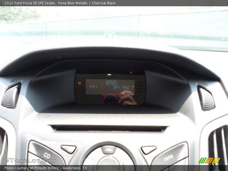 Kona Blue Metallic / Charcoal Black 2012 Ford Focus SE SFE Sedan