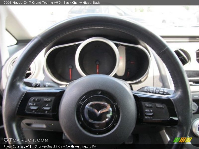Black Cherry Mica / Black 2008 Mazda CX-7 Grand Touring AWD