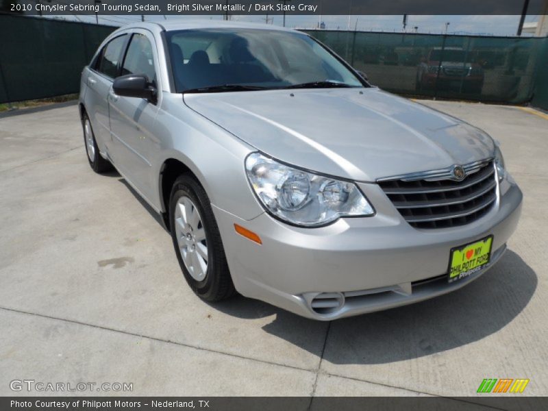Bright Silver Metallic / Dark Slate Gray 2010 Chrysler Sebring Touring Sedan