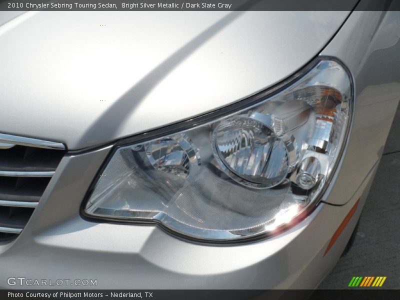 Bright Silver Metallic / Dark Slate Gray 2010 Chrysler Sebring Touring Sedan