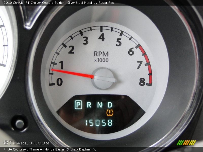 Silver Steel Metallic / Radar Red 2010 Chrysler PT Cruiser Couture Edition