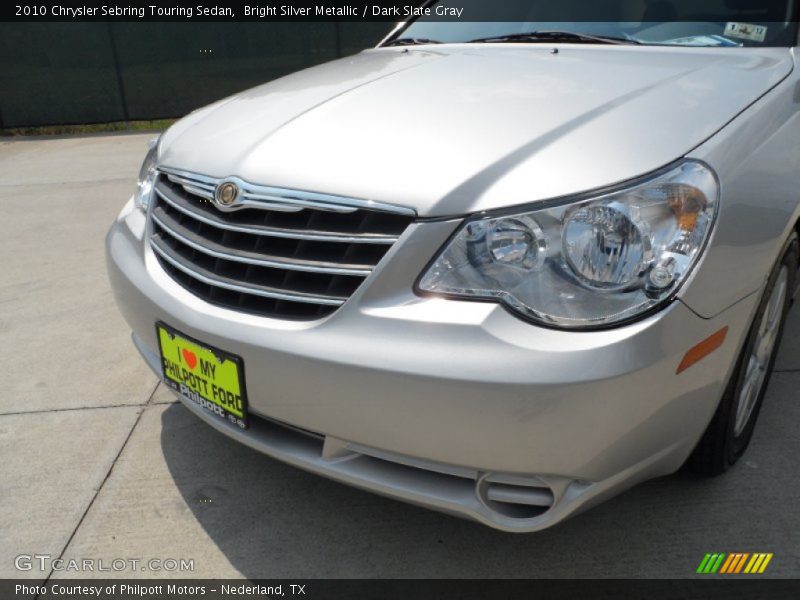 Bright Silver Metallic / Dark Slate Gray 2010 Chrysler Sebring Touring Sedan