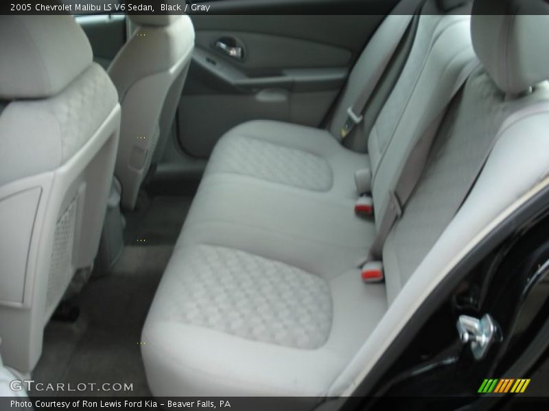 Black / Gray 2005 Chevrolet Malibu LS V6 Sedan