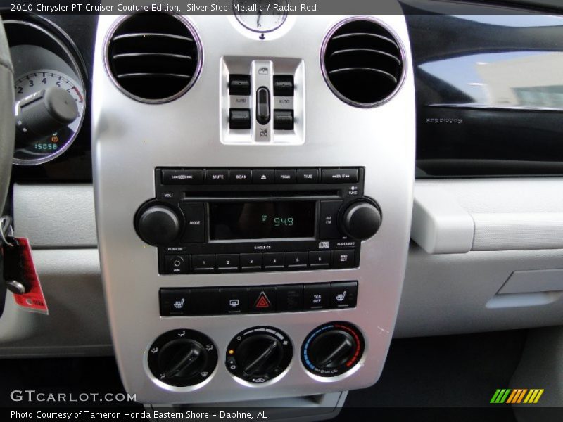 Silver Steel Metallic / Radar Red 2010 Chrysler PT Cruiser Couture Edition