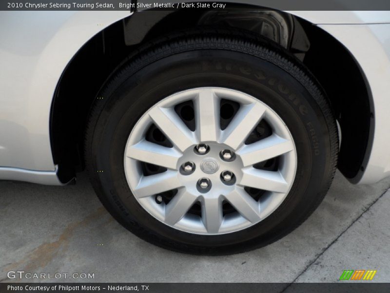 Bright Silver Metallic / Dark Slate Gray 2010 Chrysler Sebring Touring Sedan