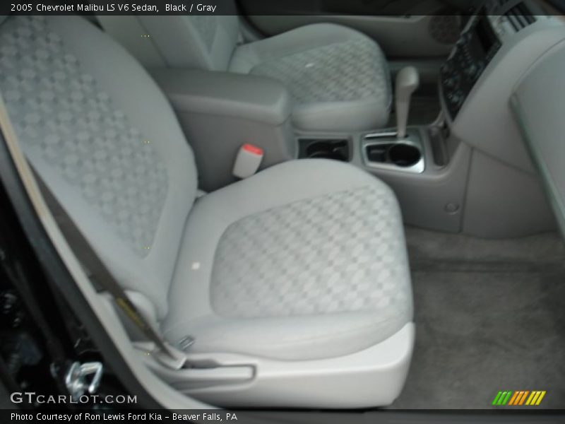 Black / Gray 2005 Chevrolet Malibu LS V6 Sedan